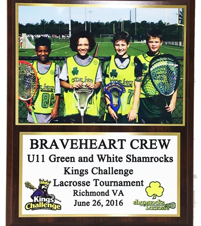 CLLC 8X10 Full Color Logo Lacrosse Plaque
